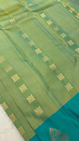 Half mix Kanjeevaram silk saree