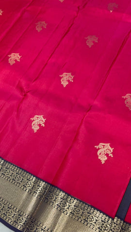 Pure Kanjeevaram silk mark certified saree