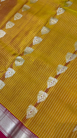 Half mix Kanjeevaram silk saree