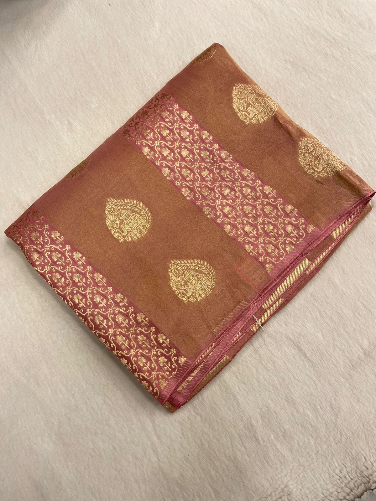 Pure Chinnon Saree
