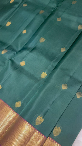 Half mix Kanjeevaram silk saree