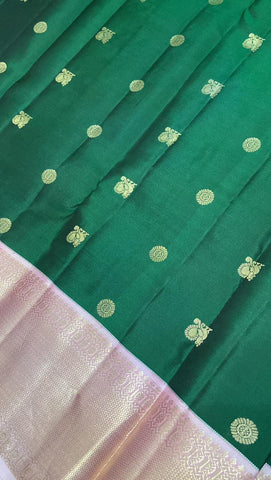 Pure zari handloom Kanjeevaram silk mark certified saree