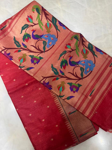 Premium Bagban Paithani saree