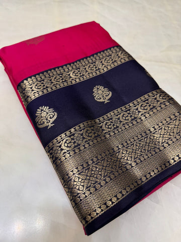 Pure Kanjeevaram silk mark certified saree