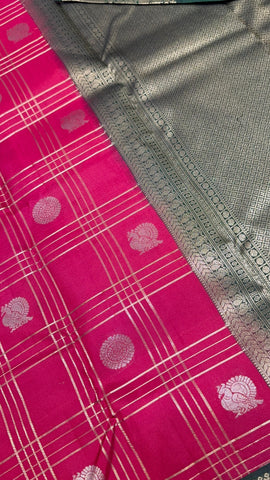 Pure Kanjeevaram silk mark certified saree