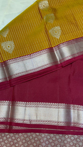 Half mix Kanjeevaram silk saree