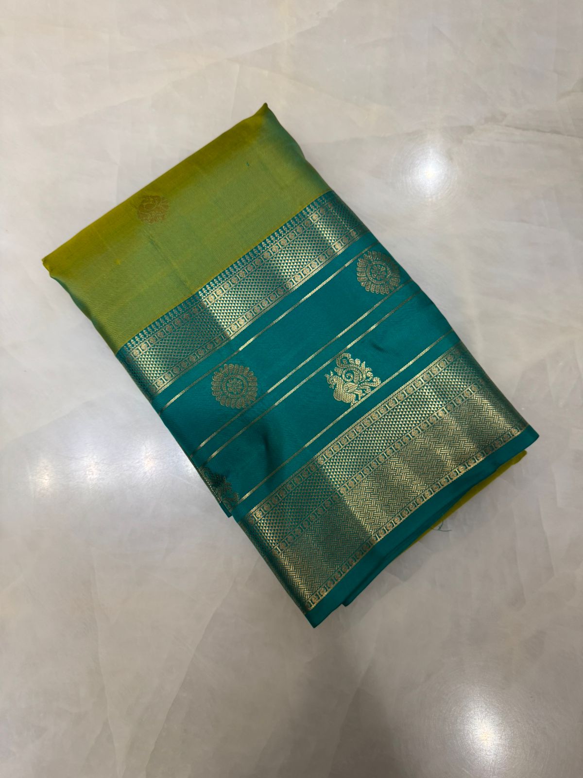 Pure Kanjeevaram silk mark certified saree