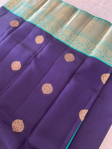 Half mix Kanjeevaram silk saree
