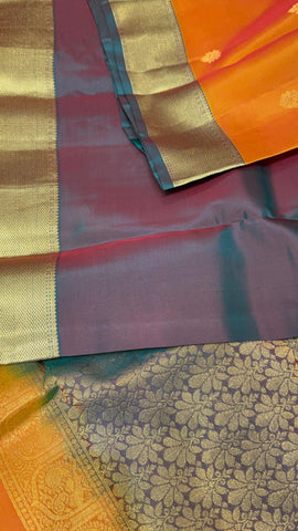 Half mix Kanjeevaram silk saree