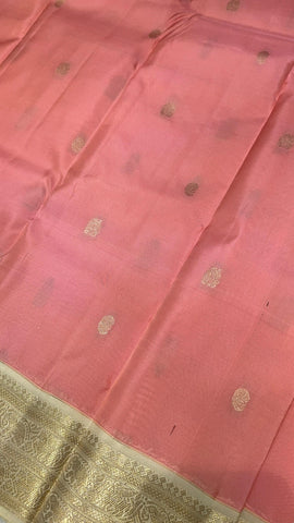 Half mix Kanjeevaram silk saree