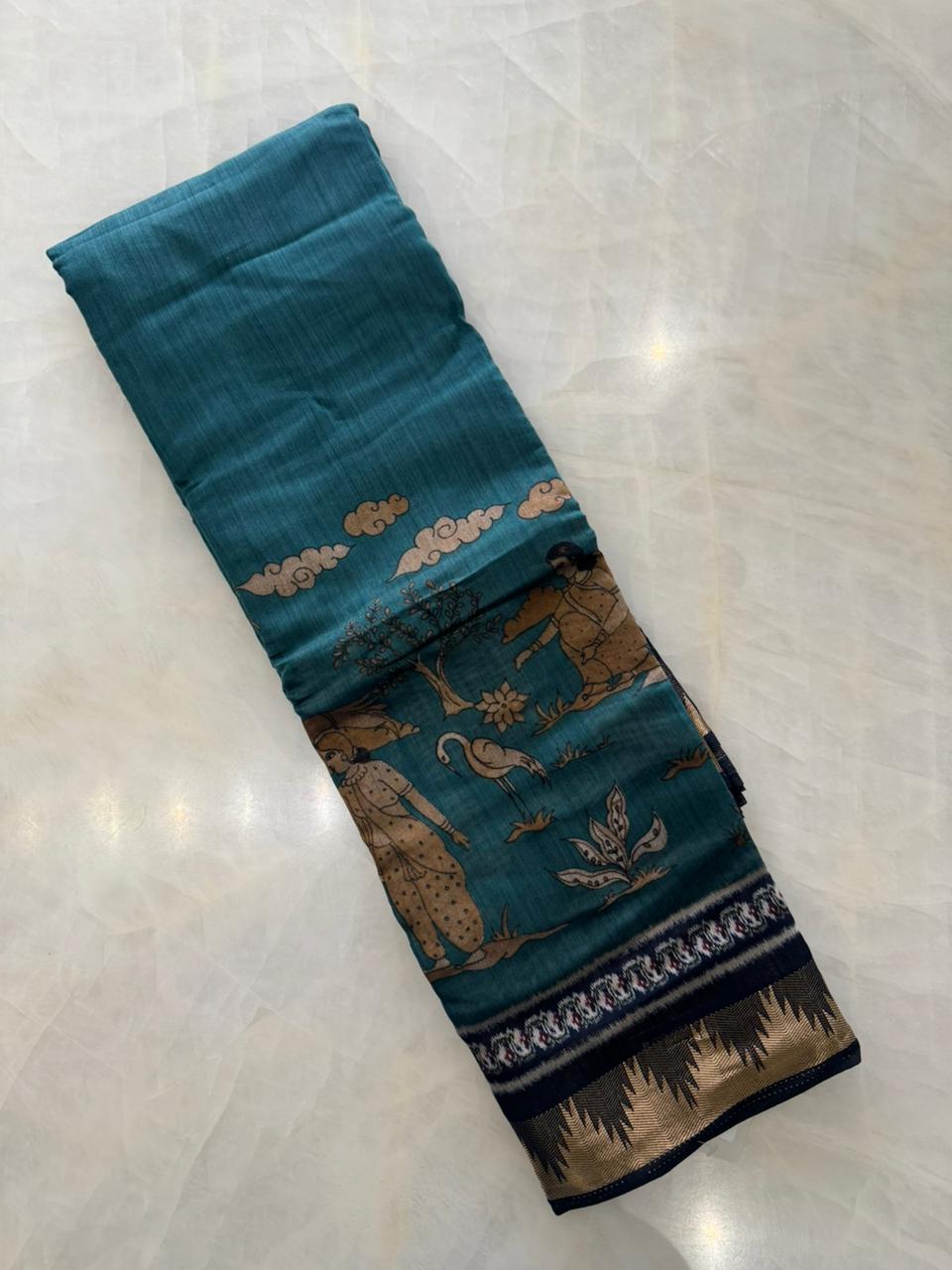 Premium Butter cotton saree