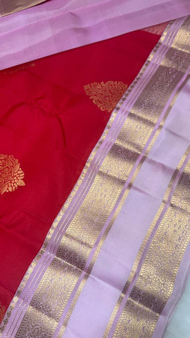 Pure Kanjeevaram silk mark certified saree