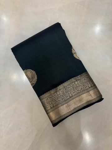 Half mix Kanjeevaram silk saree