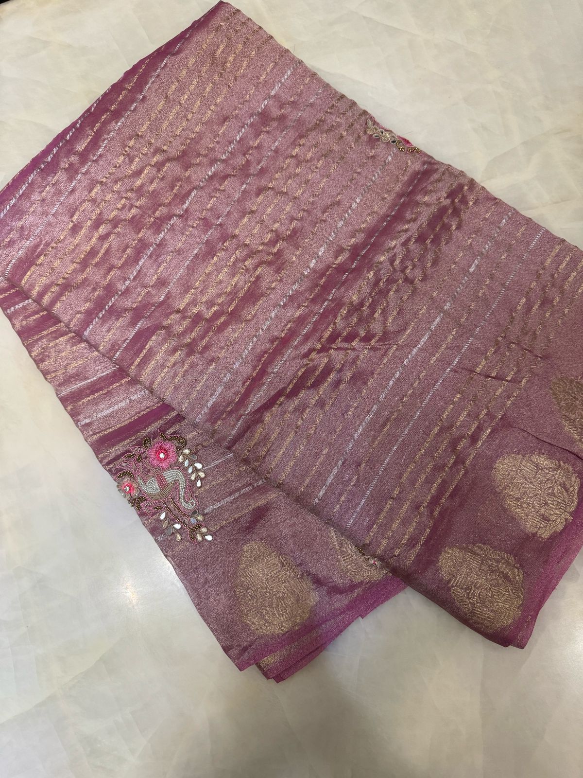 Premium special tissue organza saree