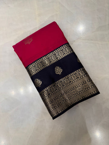 Pure Kanjeevaram silk mark certified saree