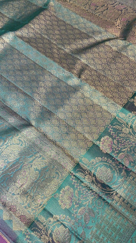 Pure zari handloom Kanjeevaram silk mark certified saree