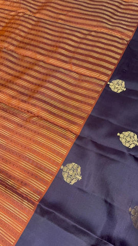 Pure zari handloom Kanjeevaram silk mark certified saree