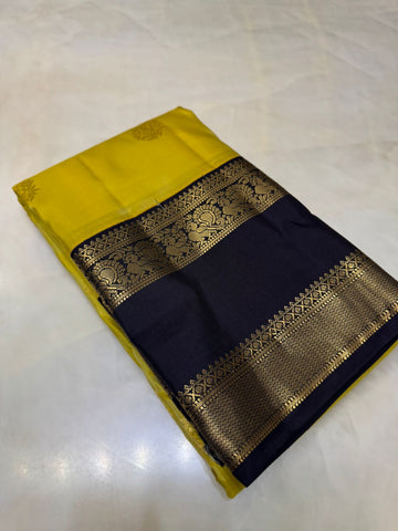 Pure Kanjeevaram silk mark certified saree