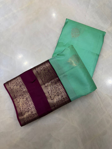 Pure Kanjeevaram silk mark certified saree