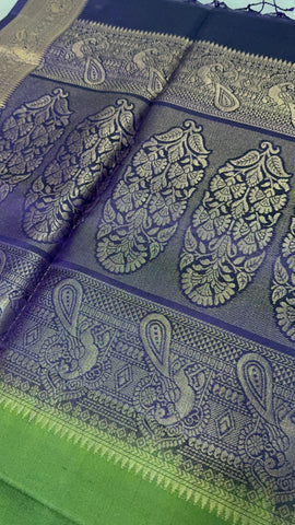Pure handloom Kanjeevarams soft silk mark certified saree