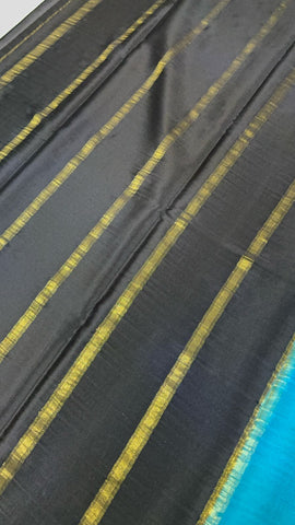 Pure crepe mysore silk saree silk mark certified 100 GSM