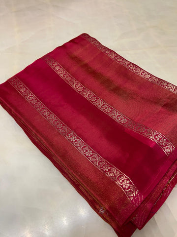 Pure Chinnon Saree