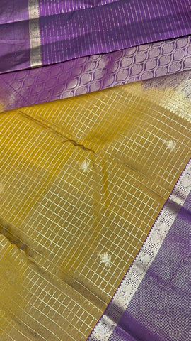 Pure Kanjeevaram silk mark certified saree