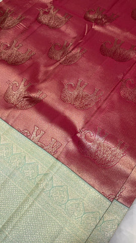 Pure Kanjeevaram silk mark certified saree