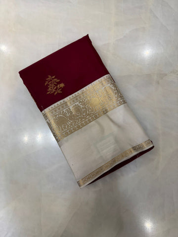 Pure Kanjeevaram silk mark certified saree