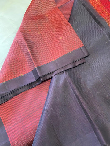 Pure zari handloom Kanjeevaram silk mark certified saree