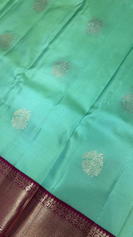 Pure Kanjeevaram silk mark certified saree