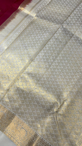 Pure Kanjeevaram silk mark certified saree