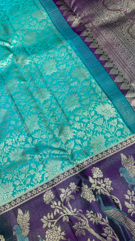 Pure zari handloom Kanjeevaram silk mark certified saree