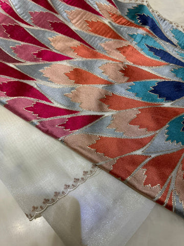 Pure tissue organza saree