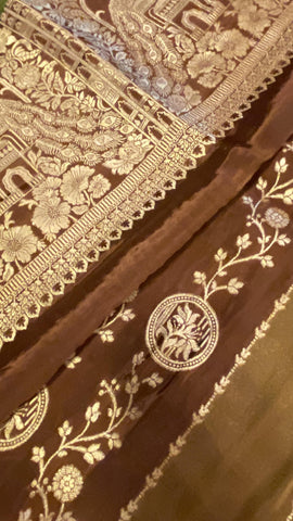 Pure Chinnon Saree