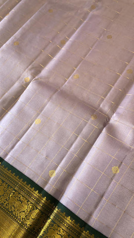 Pure zari handloom Kanjeevaram silk mark certified saree
