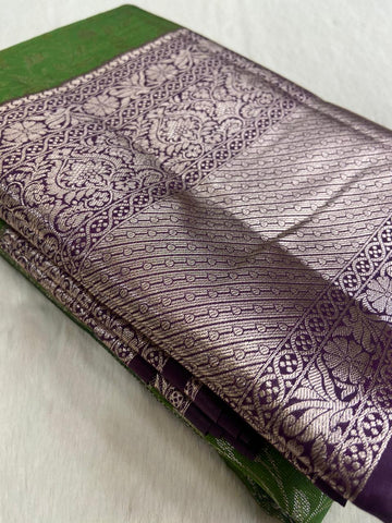 Premium Bridal Semi Kanchipuram Silk Saree