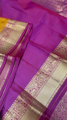 Pure Kanjeevaram silk mark certified saree