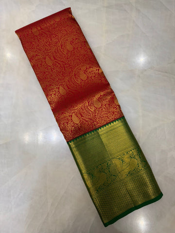 Pure zari handloom Kanjeevaram silk mark certified saree