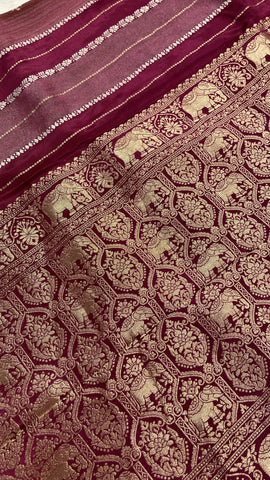 Pure Chinnon Saree