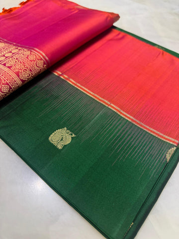 Pure Kanjeevaram soft silk saree - Silk mark certified