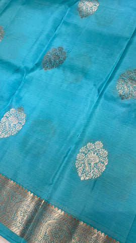 Half mix Kanjeevaram silk saree