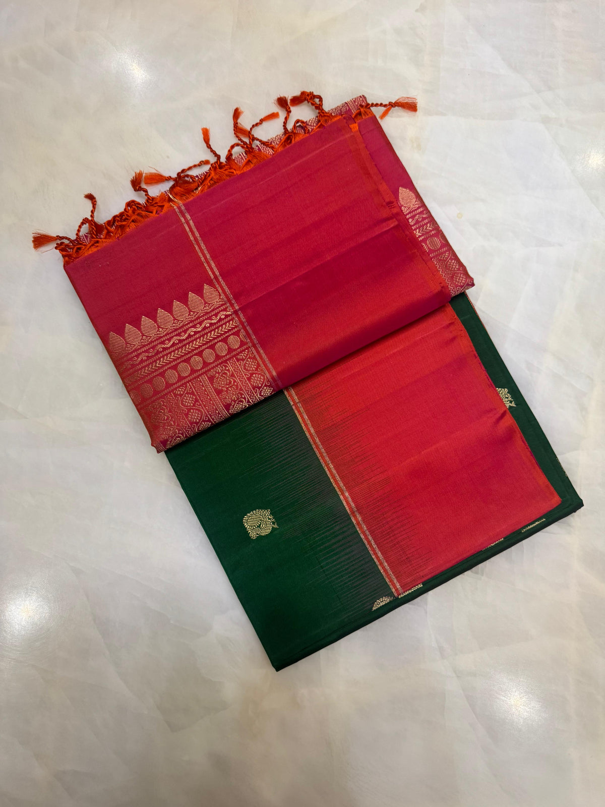 Pure Kanjeevaram soft silk saree - Silk mark certified