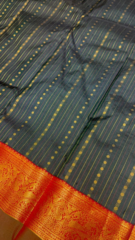 Pure Kanjeevaram silk mark certified saree