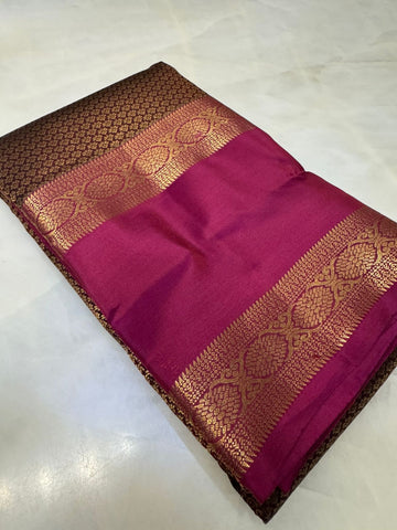Half mix Kanjeevaram silk saree