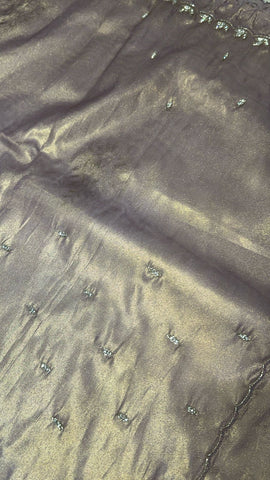 Pure tissue organza saree