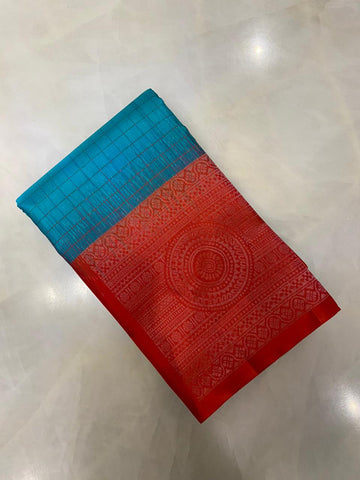 Pure Zari handloom Kanjeevaram silk mark certified saree
