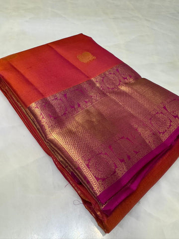 Half mix kanjeevaram silk saree