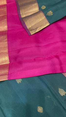 Half mix Kanjeevaram silk saree