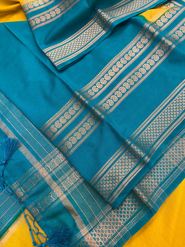 Premium crepe semi Mysore silk saree